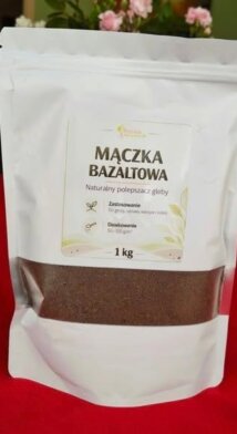 Mączka bazaltowa 1 kg – naturalny polepszacz gleby
